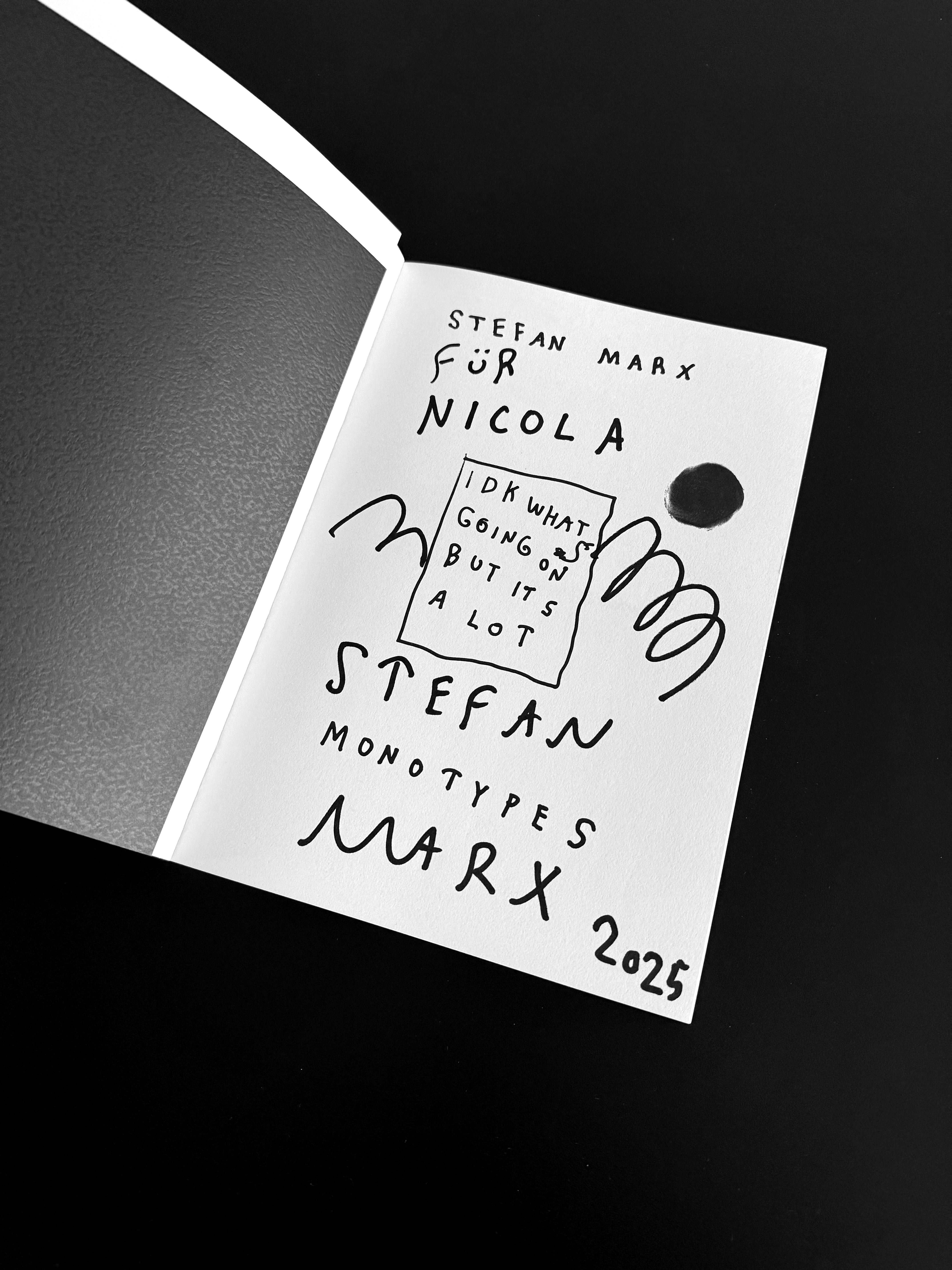 Stefan Marx - Monotypien / Monotypes – Personalisierte Ausgabe, individuell signiert