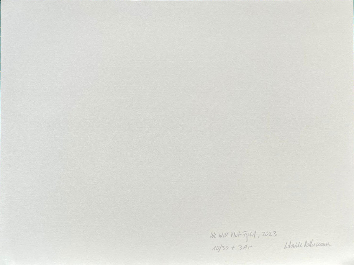 Gabriele Rothemann - We Will Not Fight, 2023/2025