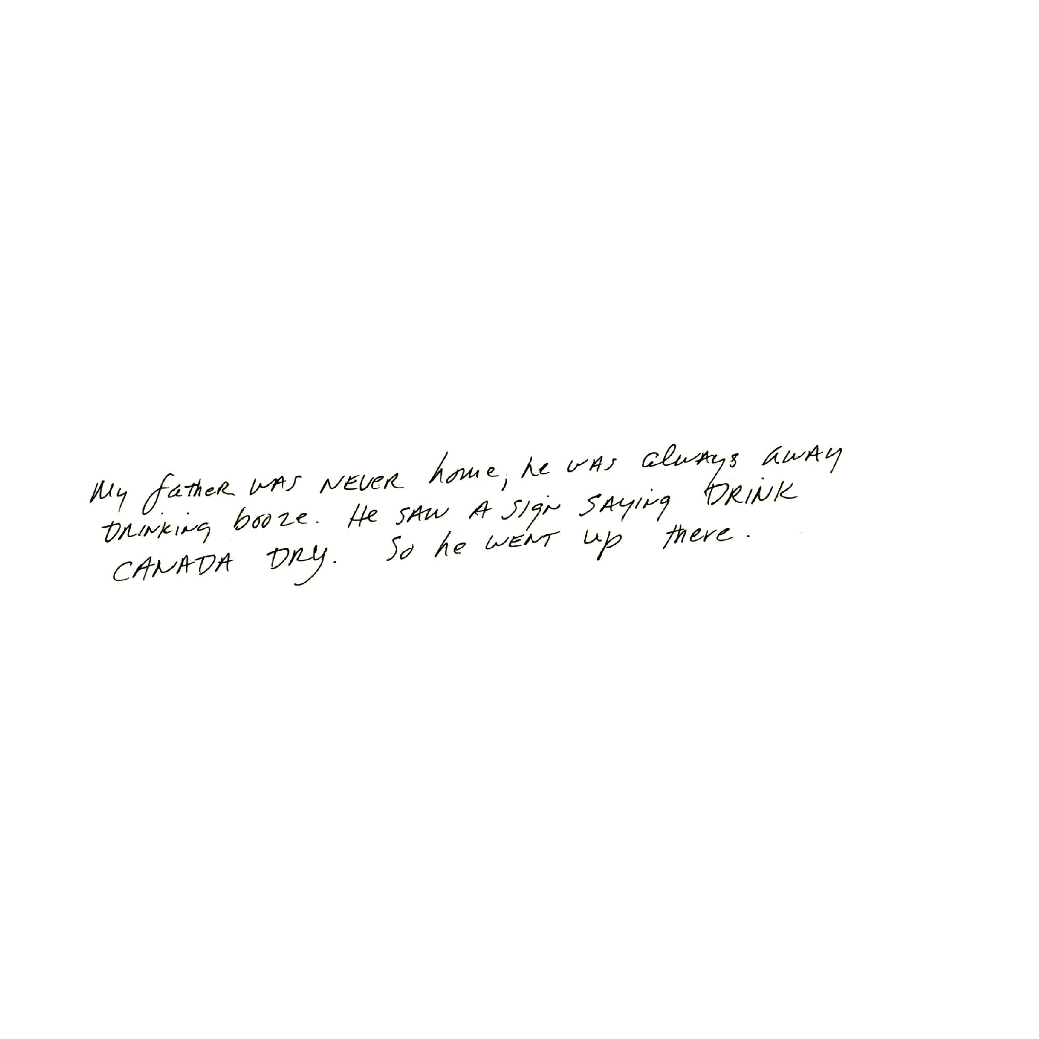 Richard Prince - My father was never home...(Einzelmotiv)