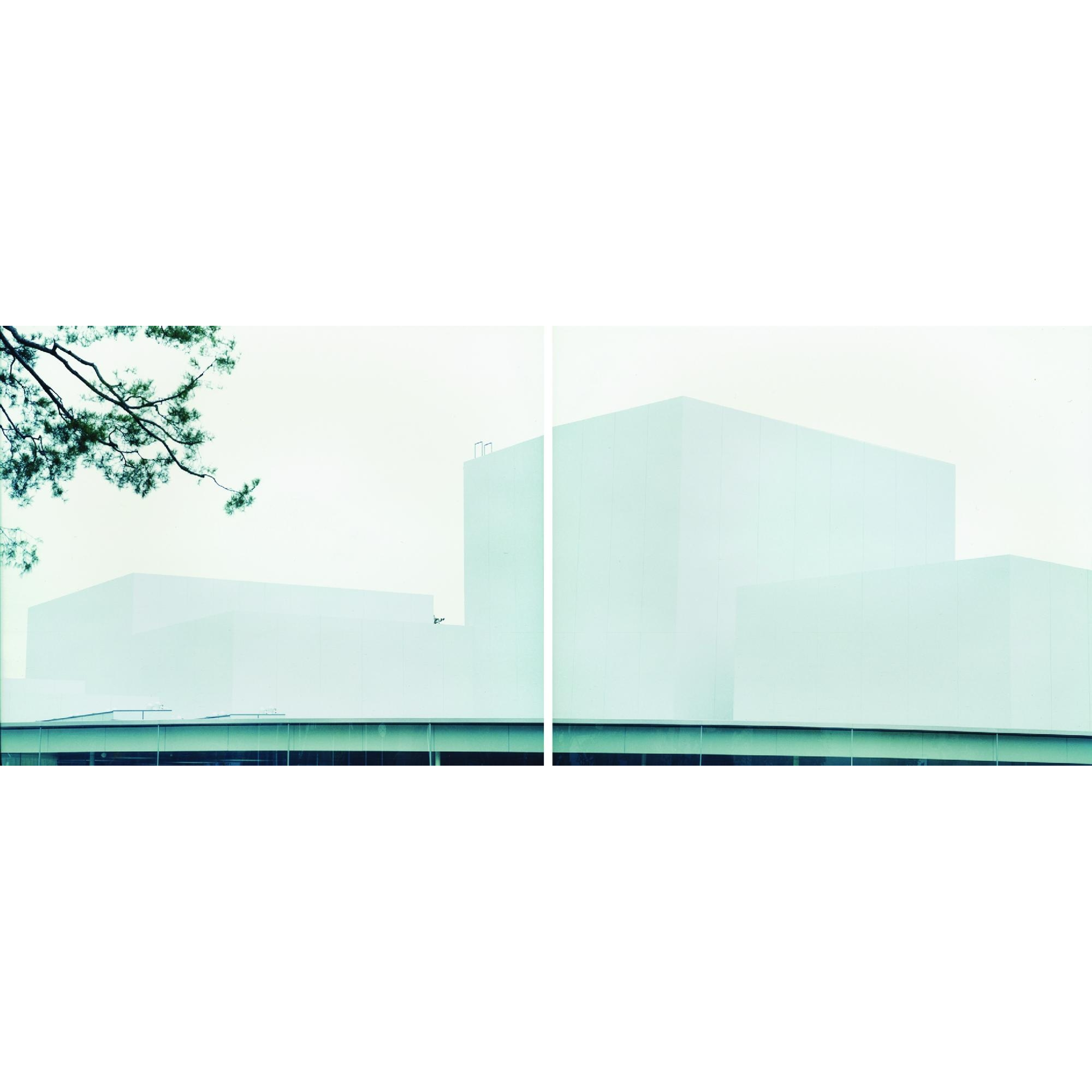 Walter Niedermayr / Kazuyo Sejima + Ryue Nishizawa (SANAA) - Bildraum S 5 / Gebäudegrundriss des 21st Century Museums of Contemporary Art, Kanazawa