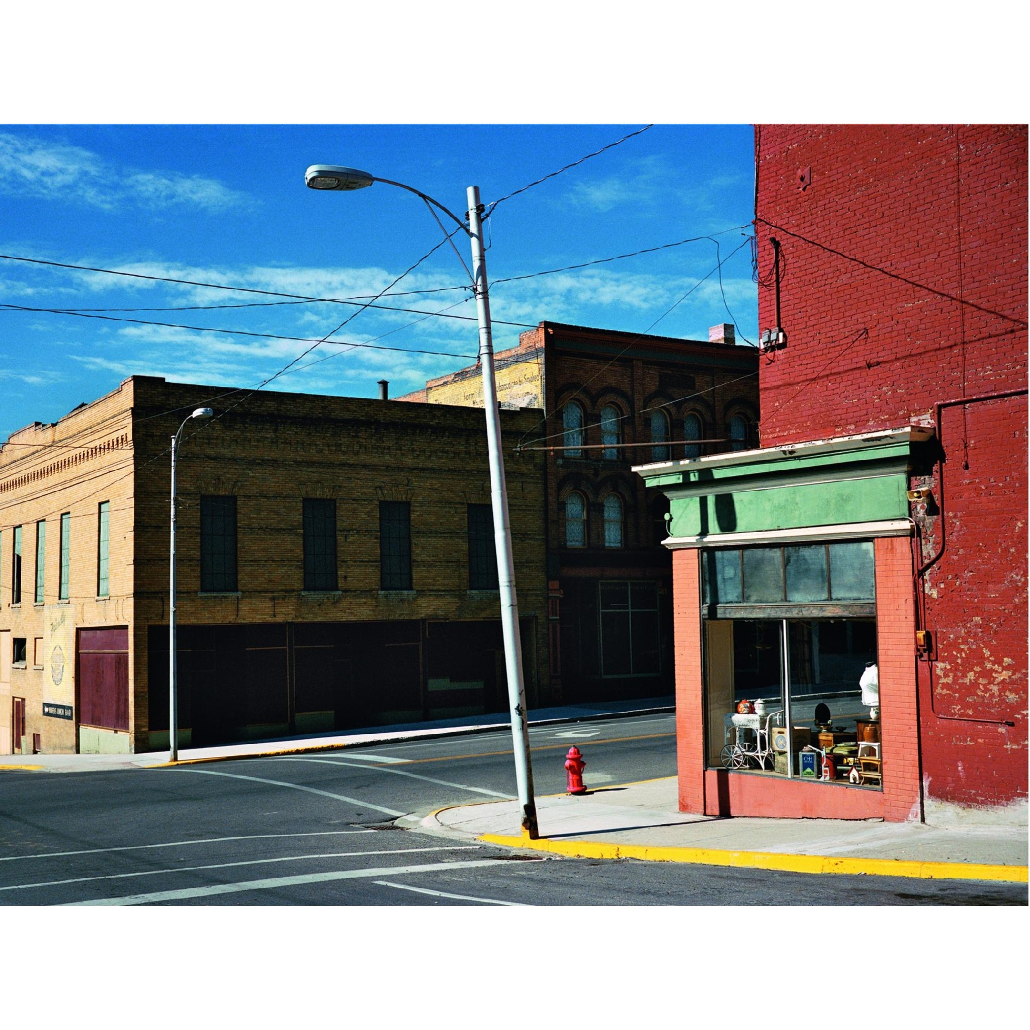Wim Wenders - Streetcorner in Butte