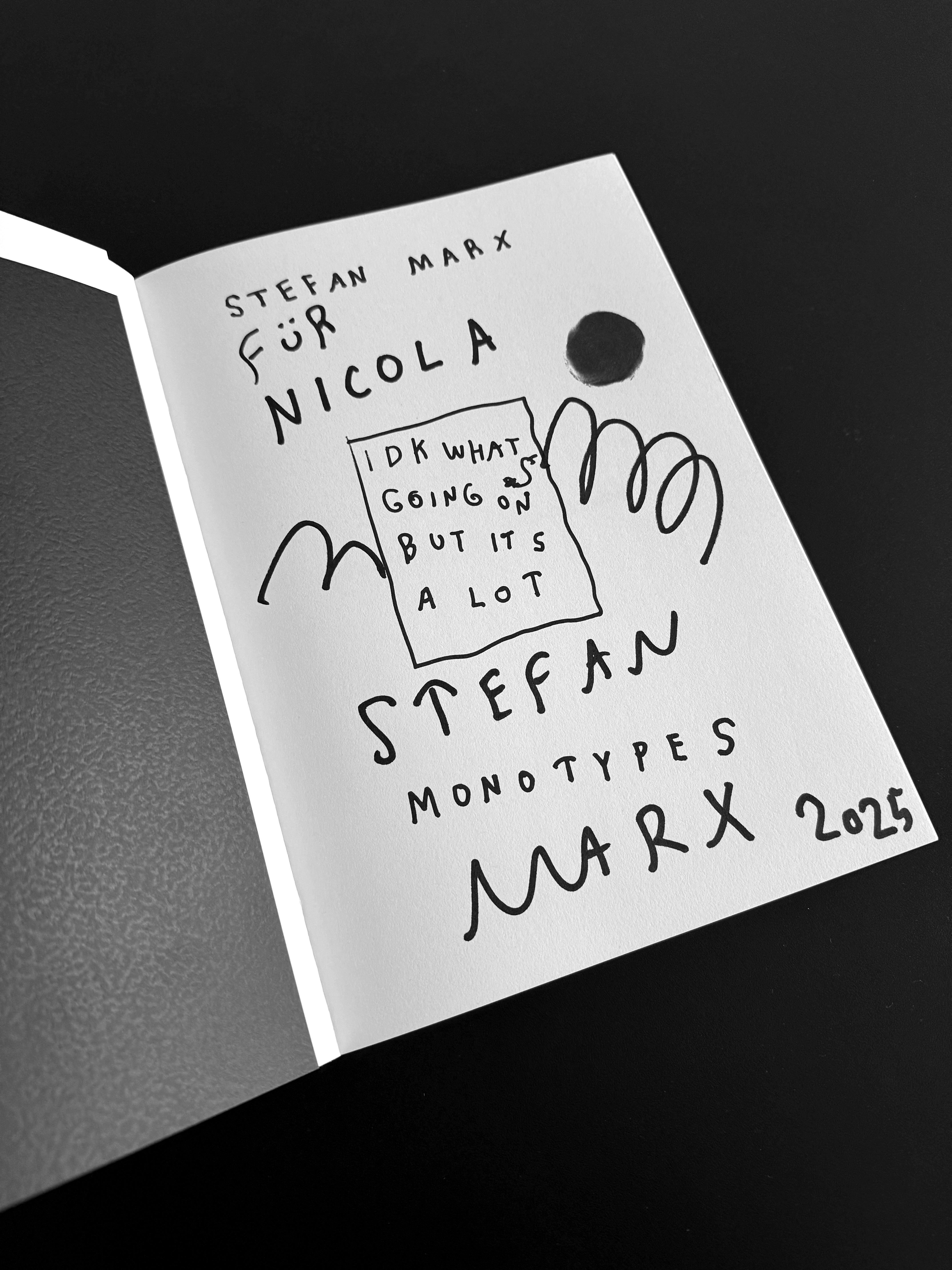 Stefan Marx - Monotypien / Monotypes – Personalisierte Ausgabe, individuell signiert