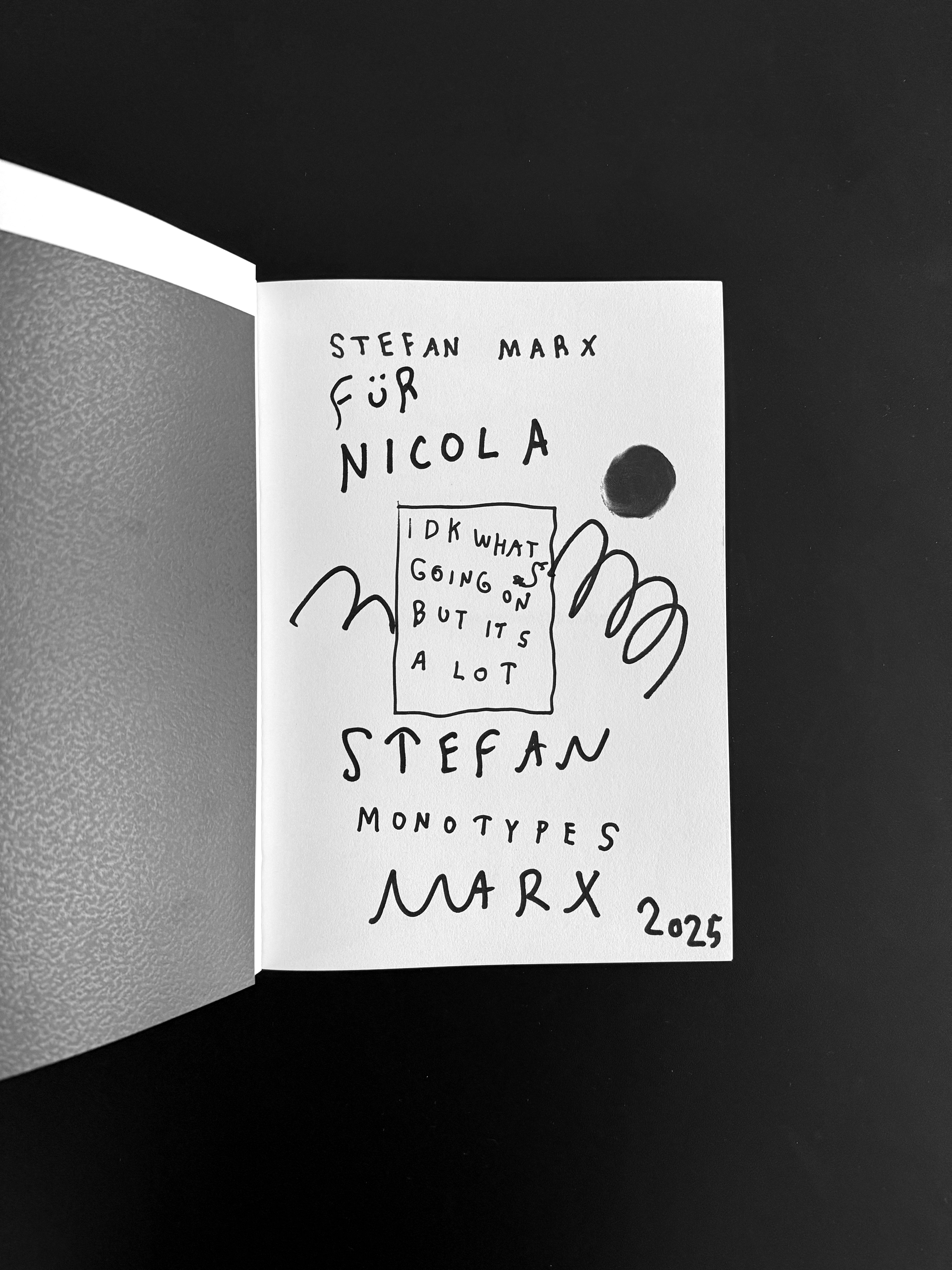 Stefan Marx - Monotypien / Monotypes – Personalisierte Ausgabe, individuell signiert