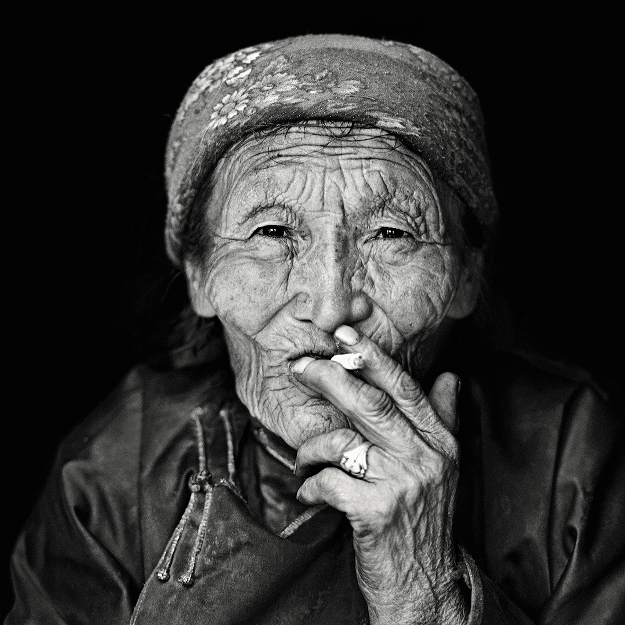 Christine Turnauer - Punzel, Tsaatan nomad and reindeer herder, Uzeg autumn camp, northern Mongolia, 2013