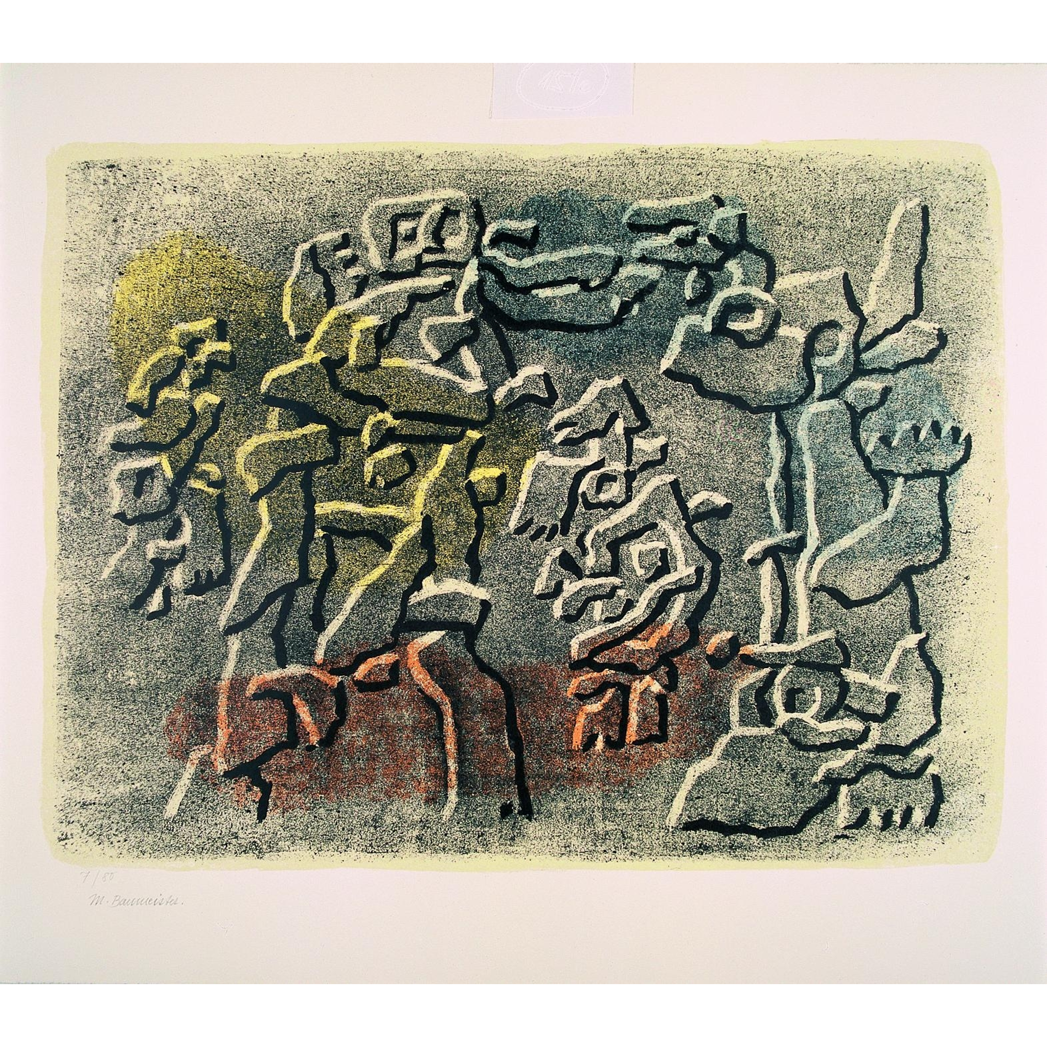 Willi Baumeister - Scheinrelief WVZ SP/B 151