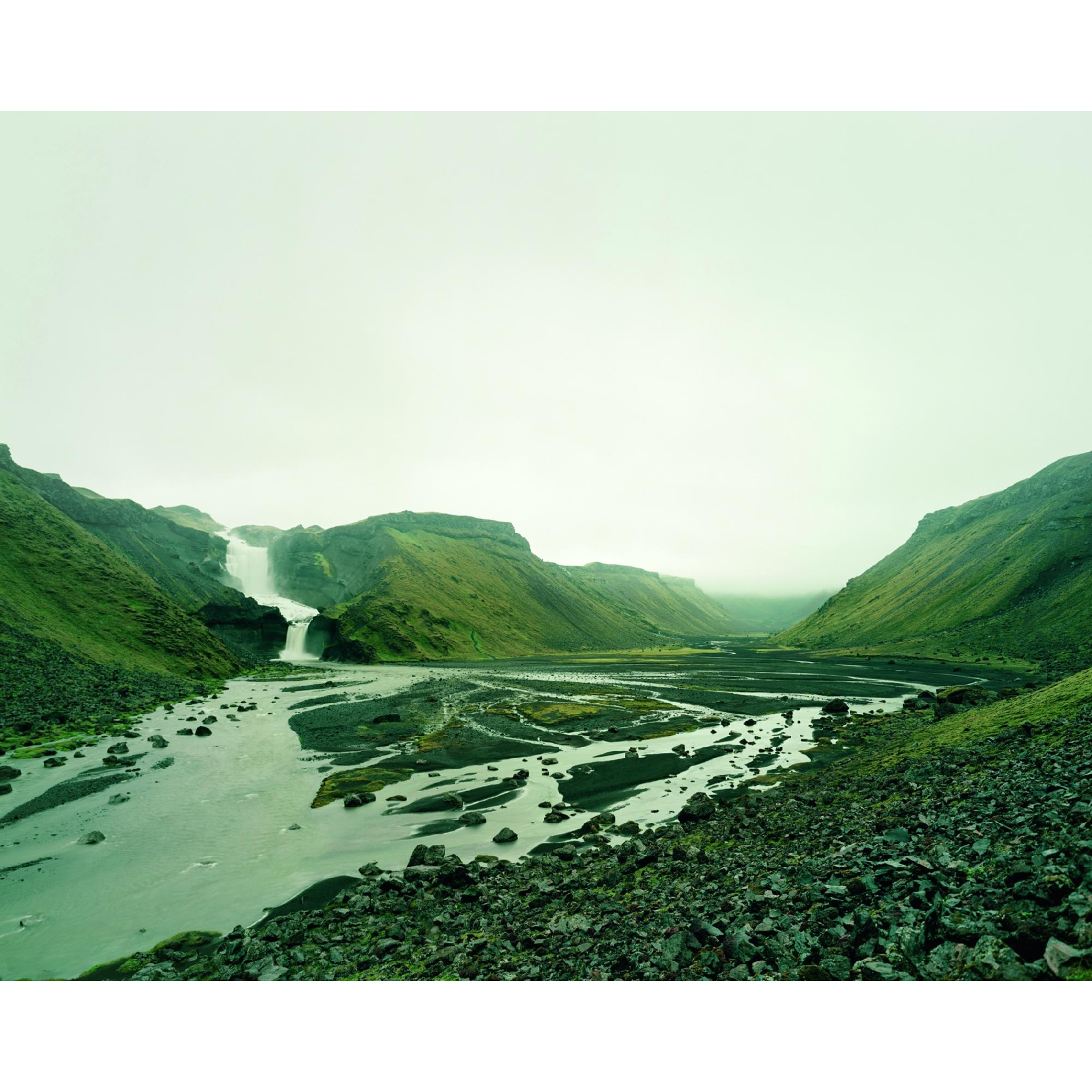 Olaf Otto Becker - Öfaerufoss waterfall, valley 07/2011