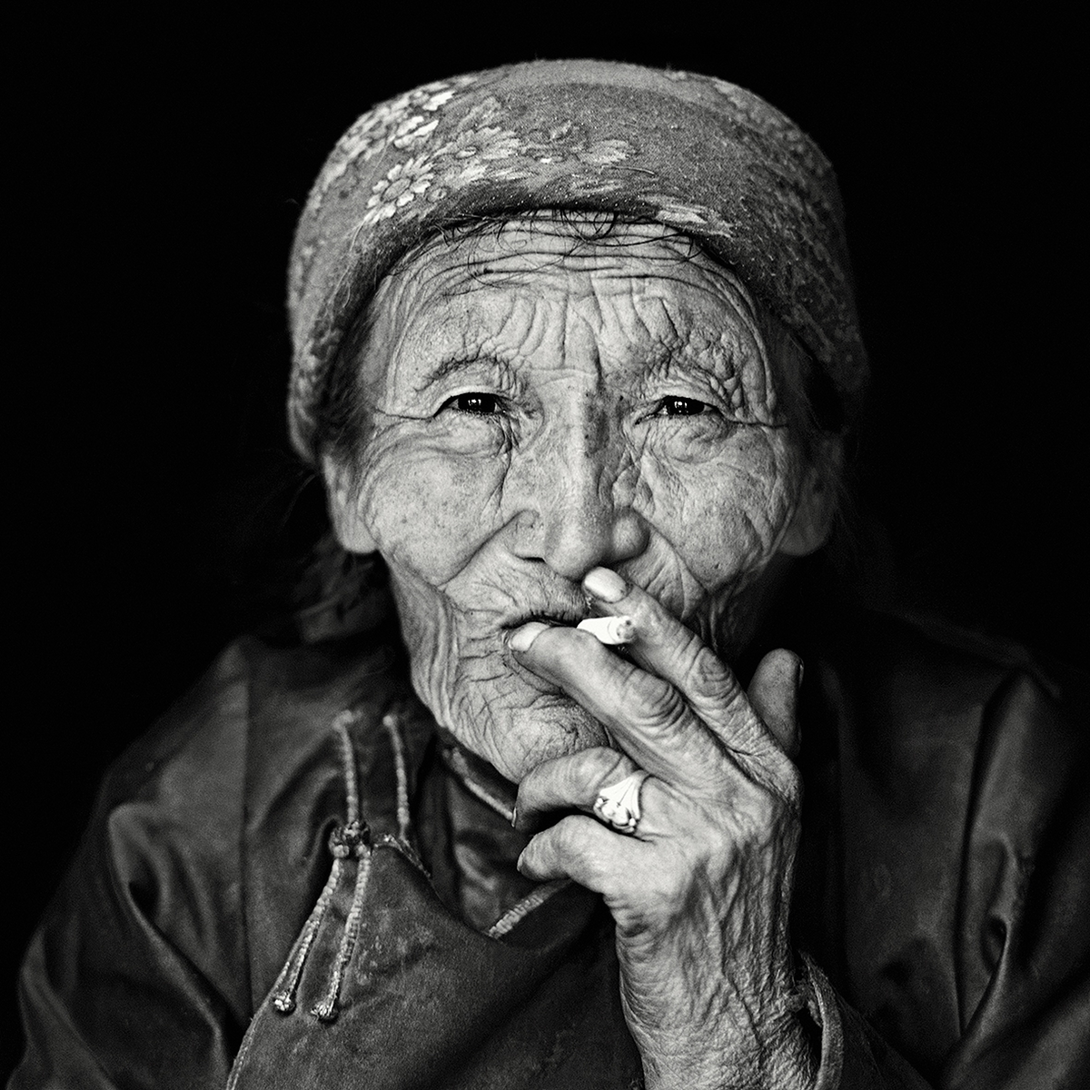 Christine Turnauer - Punzel, Tsaatan nomad and reindeer herder, Uzeg autumn camp, northern Mongolia, 2013