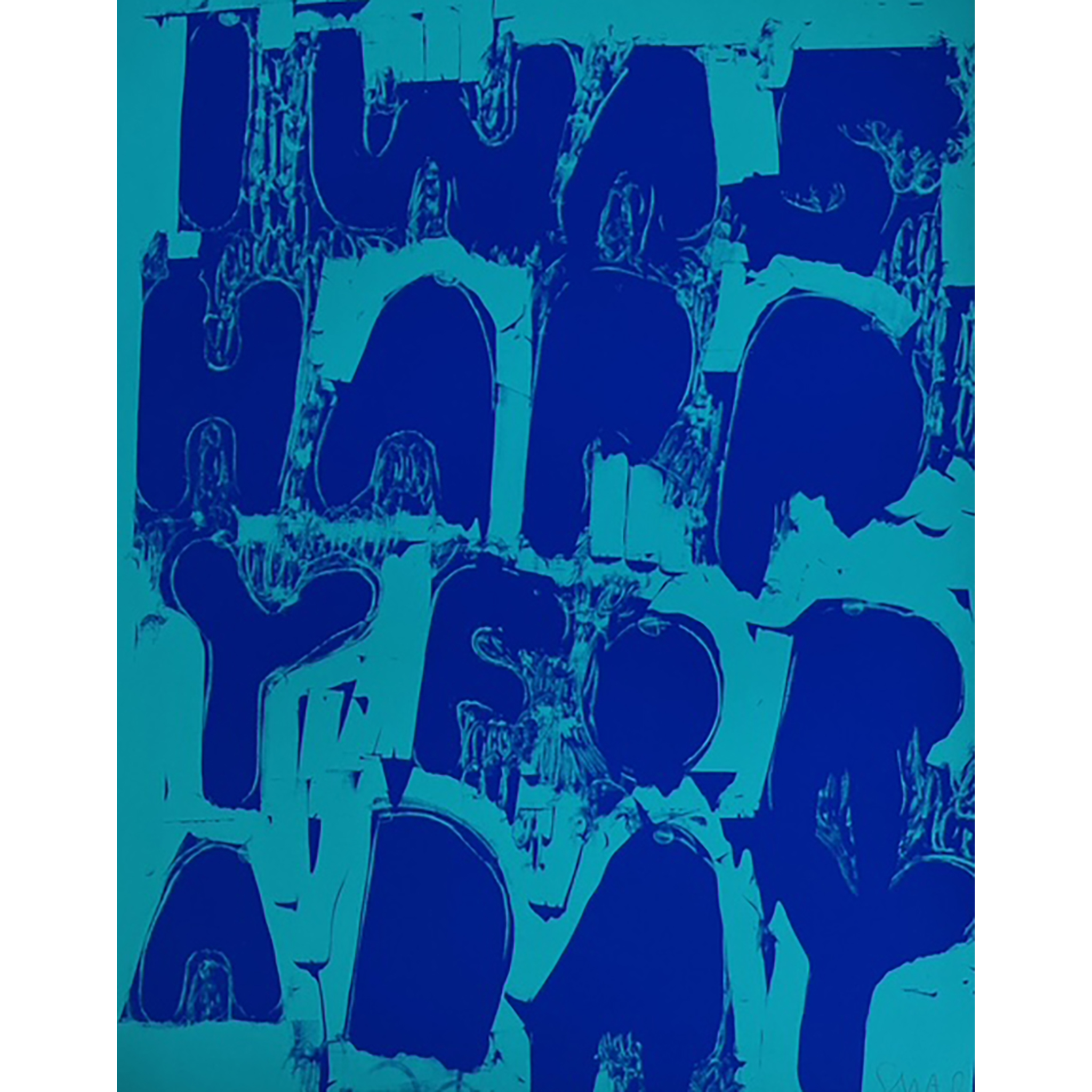 Stefan Marx - “I Was Happy For a Day” from: »Studioreihe 2020/2025« ("blue on blue")