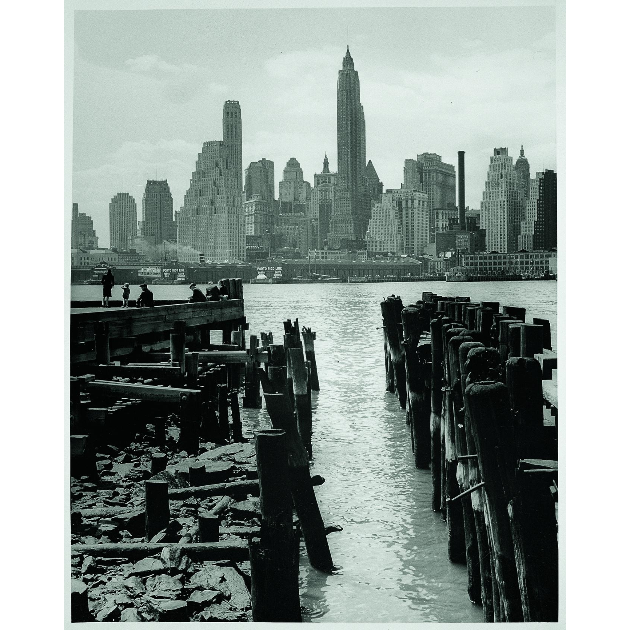 Andreas Feininger - Lower Manhattan, von Brooklyn aus gesehen